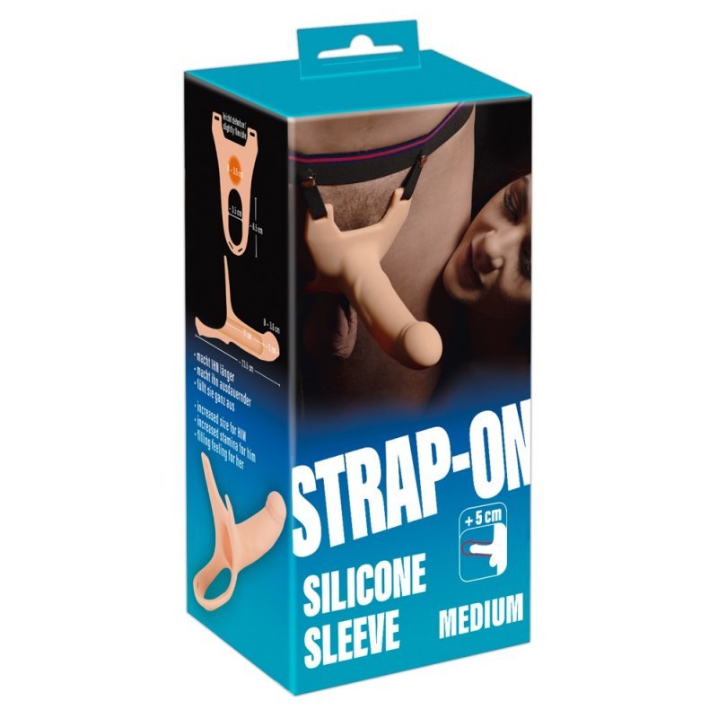 Silicone Strap-on plus 5cm medium You2Toys