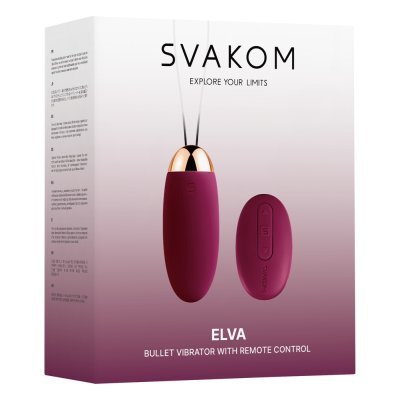 Vibrační vajíčko vínové Elva Violet