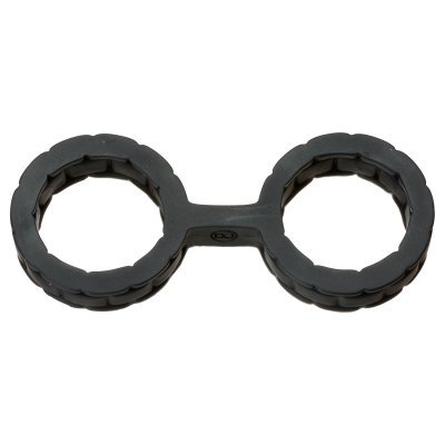 Japanese Bondage Silicone Handcuffs - Black