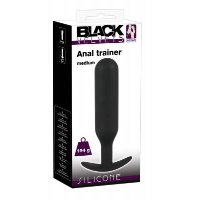 Silikonový anální kolík Black Velvets Anal Trainer medium