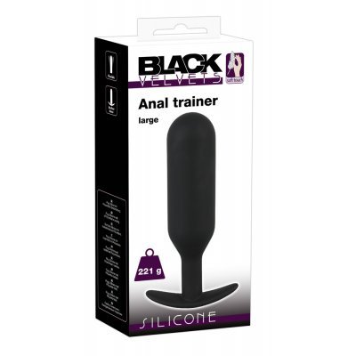 Silikonový anální kolík Black Velvets Anal Trainer large