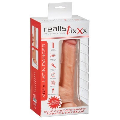 Silikonový realistický vibrátor Realistixxx Latin Dancer 20,3 cm