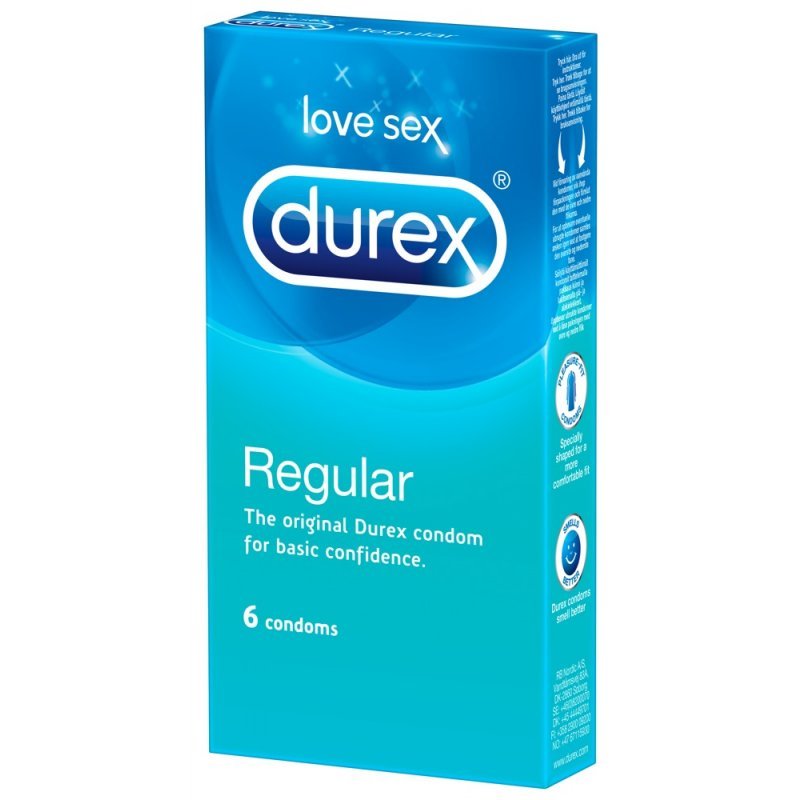 Kondomy Durex Regular 6ks Durex