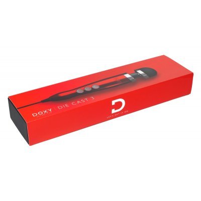 Masážní vibrátor Doxy Die Cast 3 - Candy Red