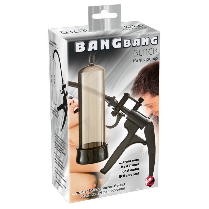 Vakuová pumba Bang Bang Black Scissors Grip černá Bang Bang
