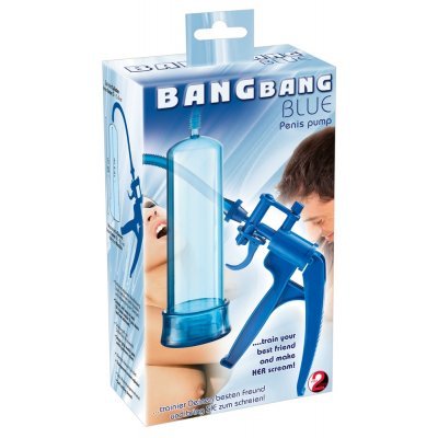 Vakuová pumpa Bang Bang Black Scissors Grip - modrá
