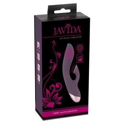 Silikonový vibrátor s přísavskou na klitoris Javida