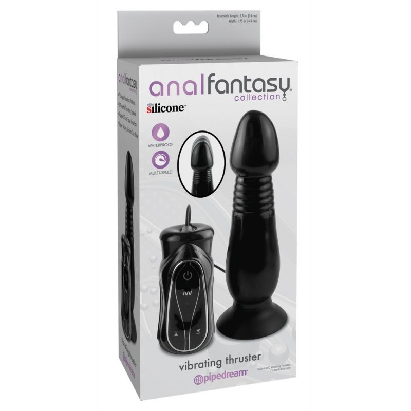 Anální vibrátor s funkcí tahu s dálkovým ovladačem analfantasy collection