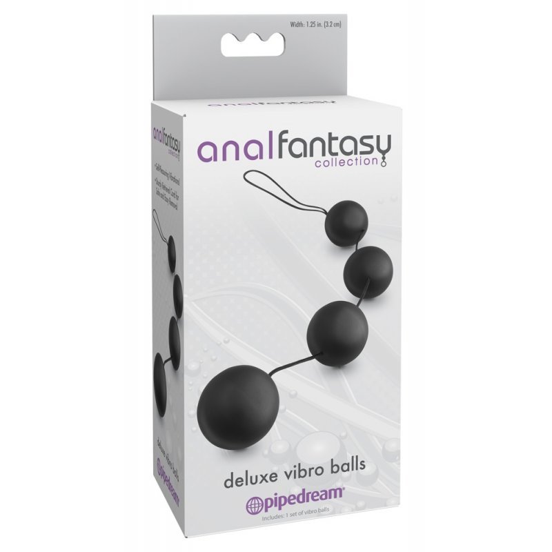 Vibrační anální/vaginální kuličky analfantasy collection