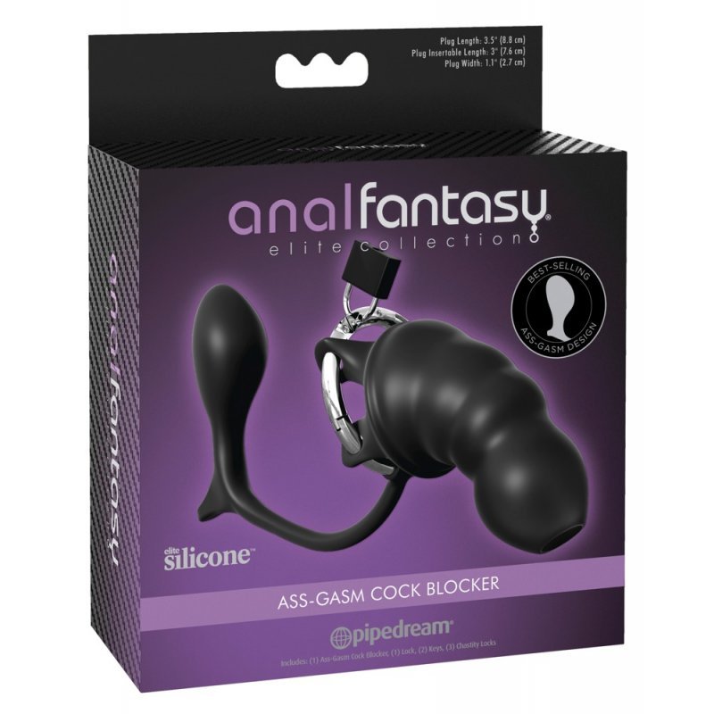 Klec na penis s análním kolíkem Anal Fantasy Elite