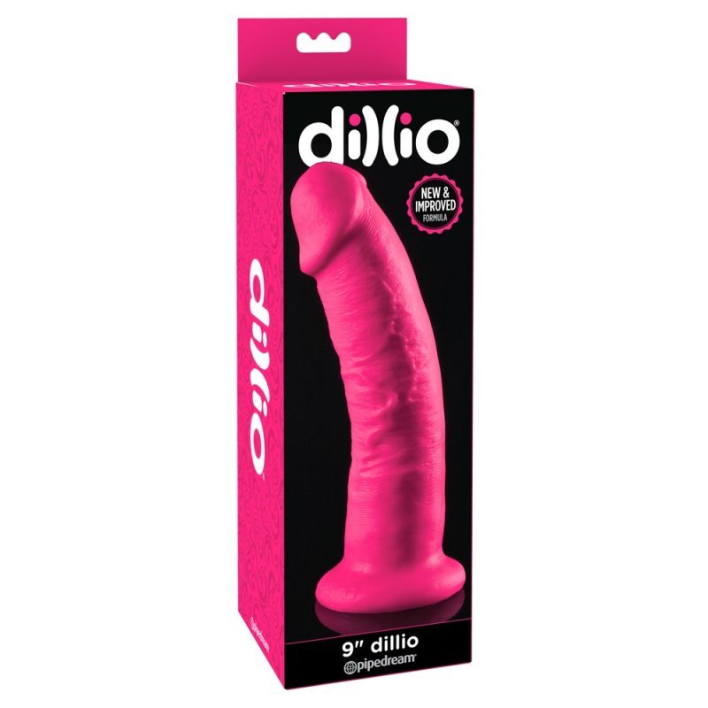 Dillio 9" Dildo růžové Dillio