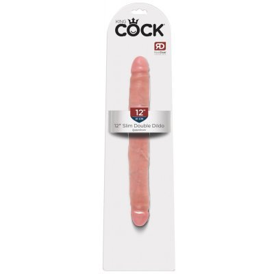 KC 12" Slim dvojité dildo