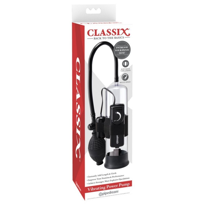 Vibrační vakuová pumpa průhledná Classix Classix