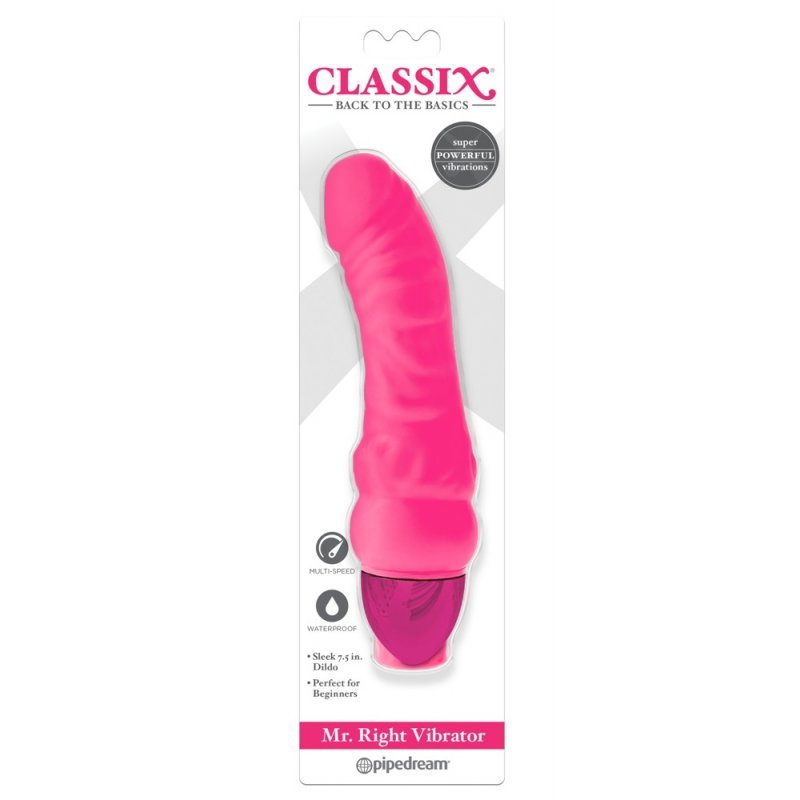 Mr. Right Vibrator Pink Classix