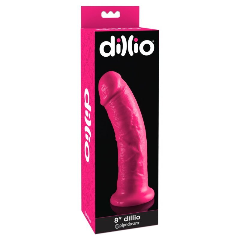 Dillio 8" Dildo růžové Dillio