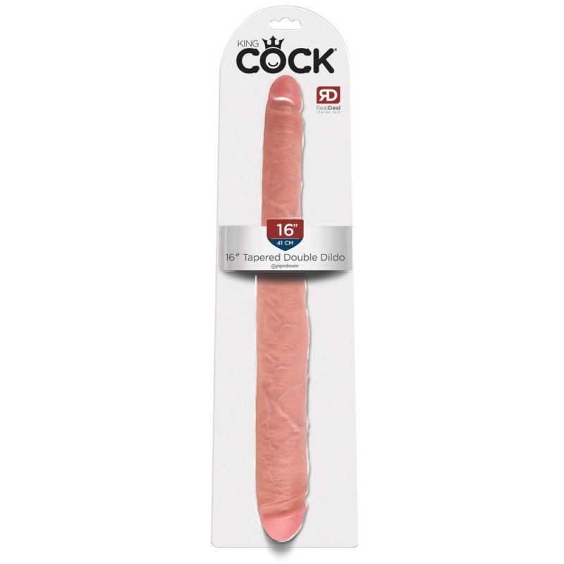 Dvojité dildo 16" tělové King Cock