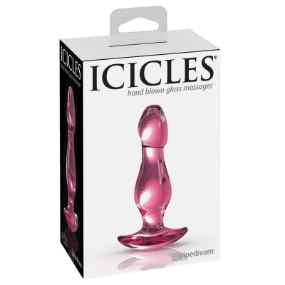 Skleněné dildo No. 73 Pink