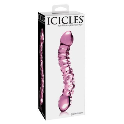 Skleněné dildo No. 55 Pink