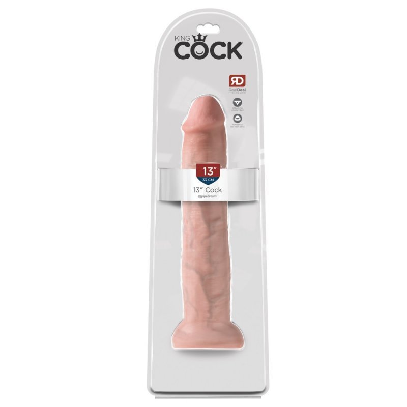 Dildo 13" tělové King Cock