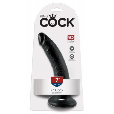 Dildo 7" černé