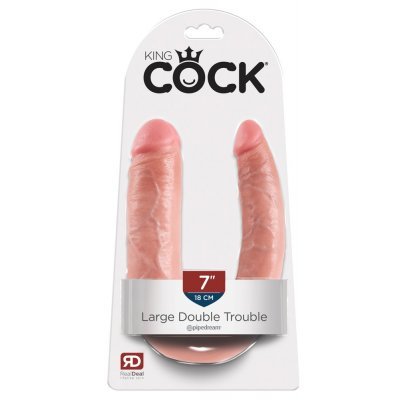 Dvojité dildo  7" tělové