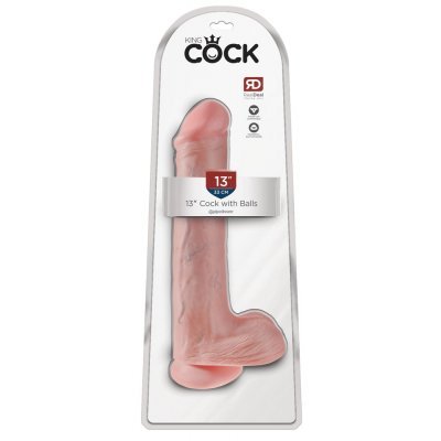 Dildo 13" s varlaty tělové