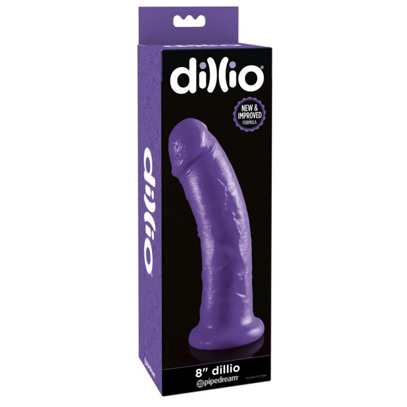 Dillio 8" Dildo fialové Dillio