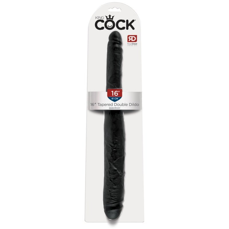 Dvojité dildo 16" černé King Cock