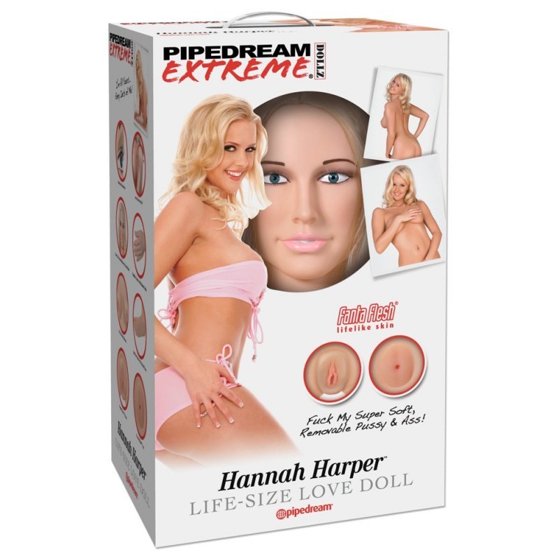 Nafukovací panna Hannah Harper Life-Size Pipedream Extreme Dollz