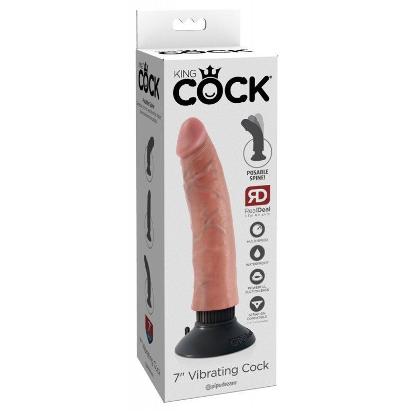 KC Vibrating Cock "7" King Cock