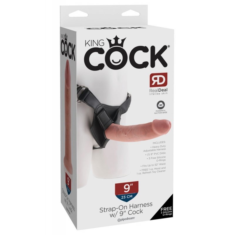 KC Strap-On with 9" Cock Light King Cock