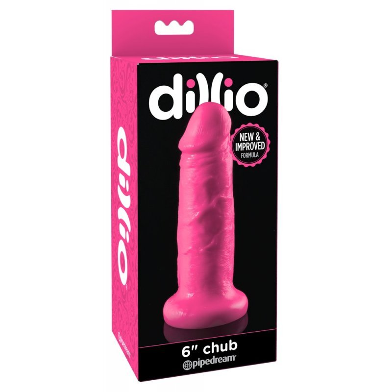 Růžové dildo "6" Dillio