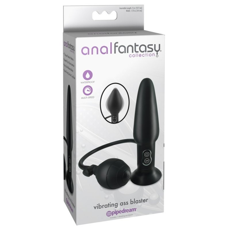 Nafukovací vibrační anální kolík analfantasy collection