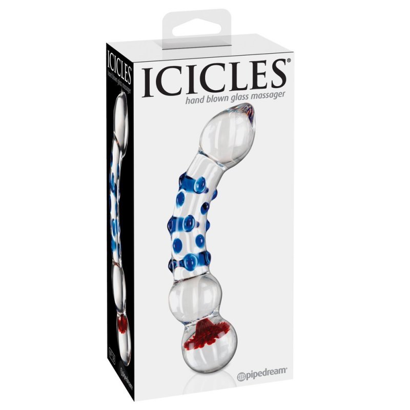 Icicles No. 18 Clear/Blue Icicles