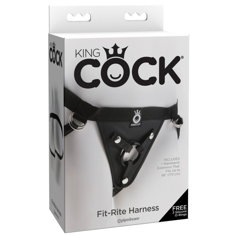 Postroj na penis černý King Cock