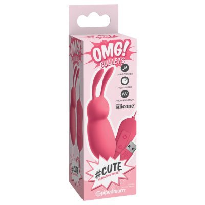 Vibrační kulička s králičíma ušima OMG!