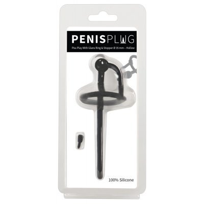 Dutý penis plug s kroužkem žaludu