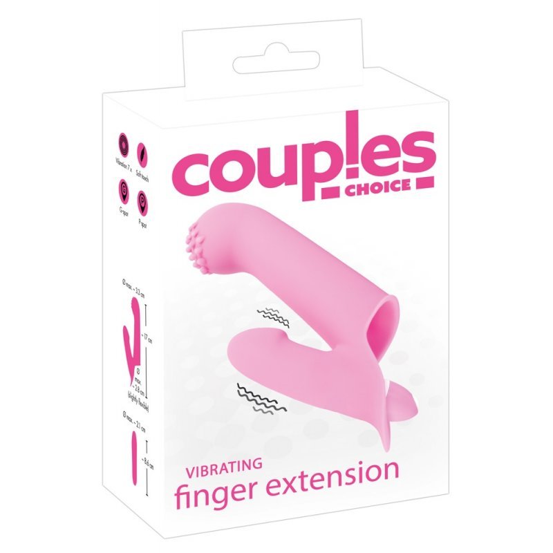 Speciální vibrátor na prsty Couples Choice