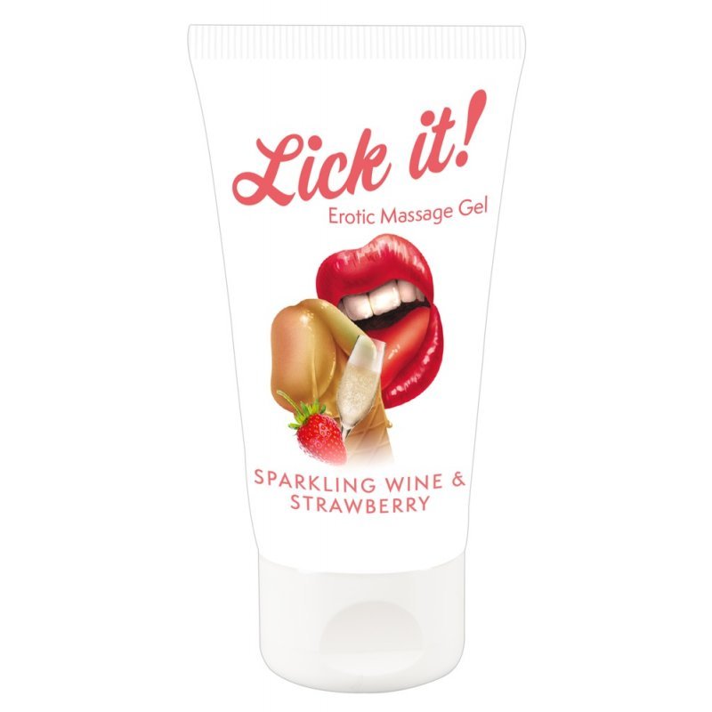 Lick it 50 ml šampaňské a jahody Lick it