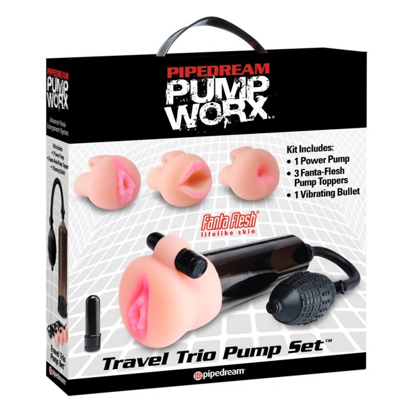 PW Travel Trio Pump Set Pump Worx