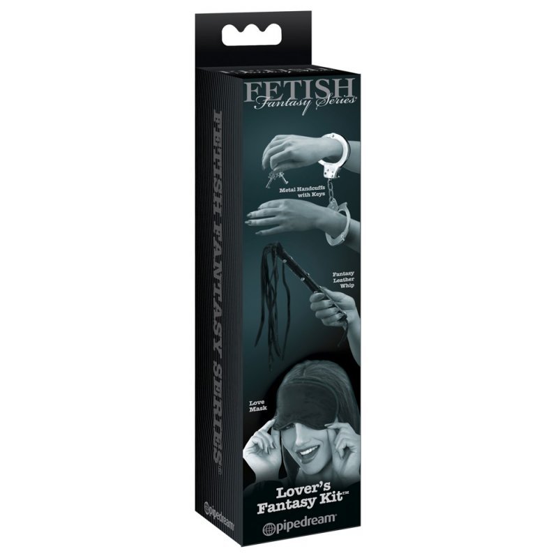 Sada: bičík, pouta maska na oči Fetish Fantasy Series Limited Edition
