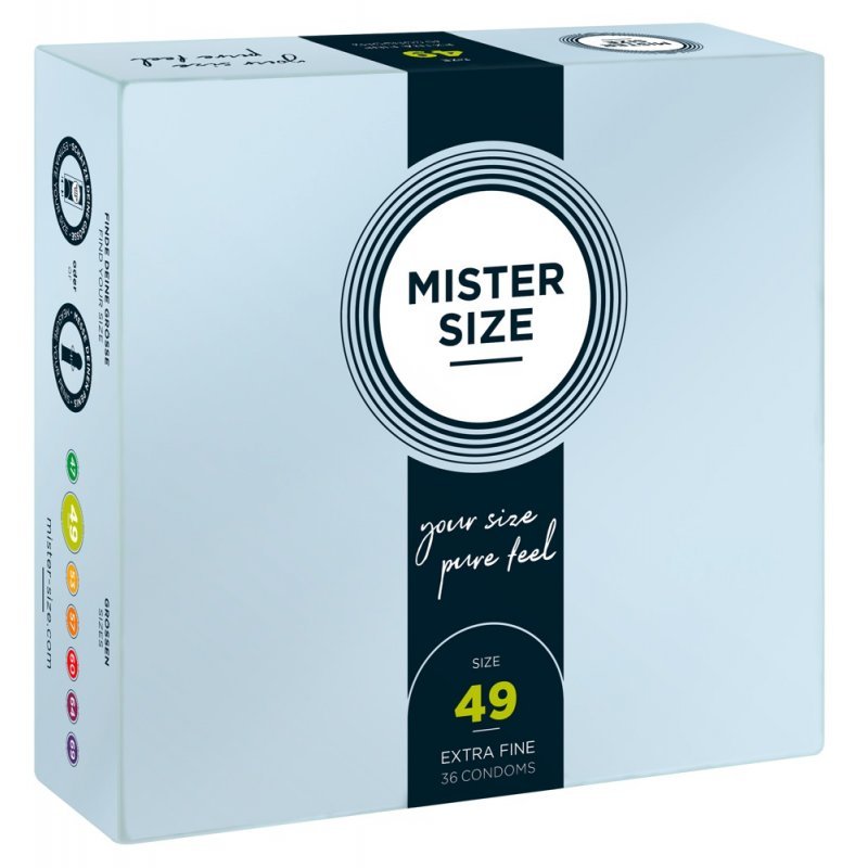 Mister Size 49mm pack of 36 kondomy Mister Size