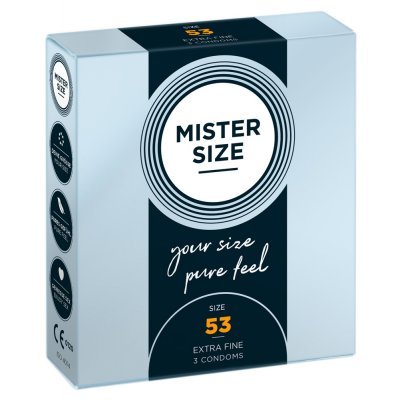 Mister Size 53mm pack of 3 kondomy