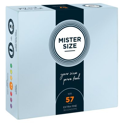 Mister Size 57mm pack of 36 kondomy