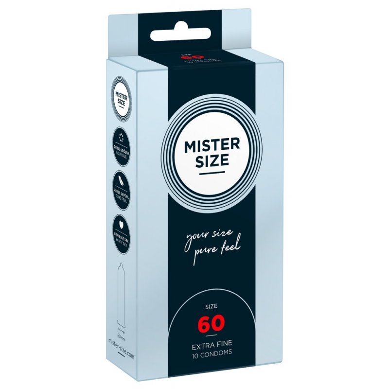 Mister Size 60mm pack of 10 kondomy Mister Size