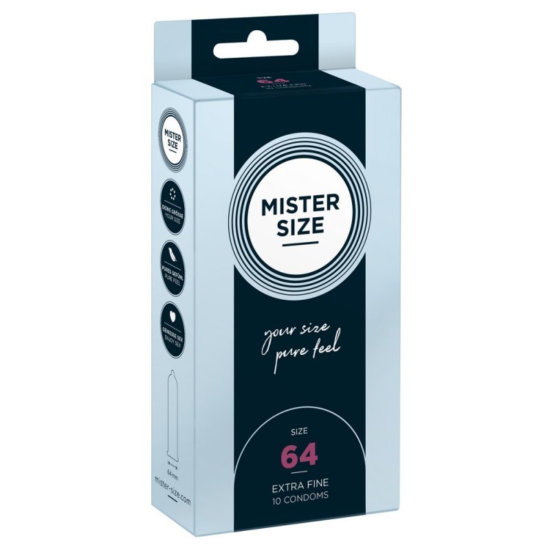 Mister Size 64mm pack of 10 kondomy Mister Size