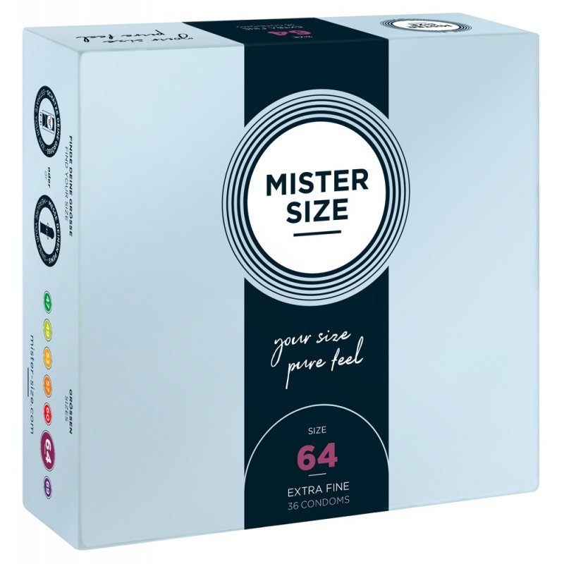 Mister Size 64mm 36 kusů kondomy Mister Size