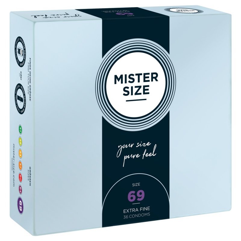 Mister Size 69mm pack of 36 kondomy Mister Size