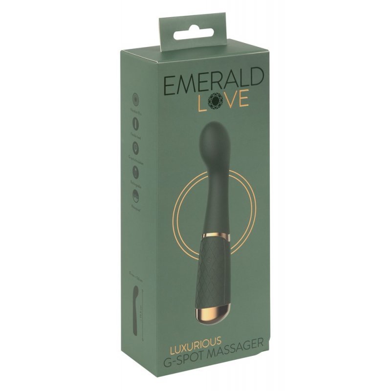 Luxusní vibrator G-bodu Emerald Love