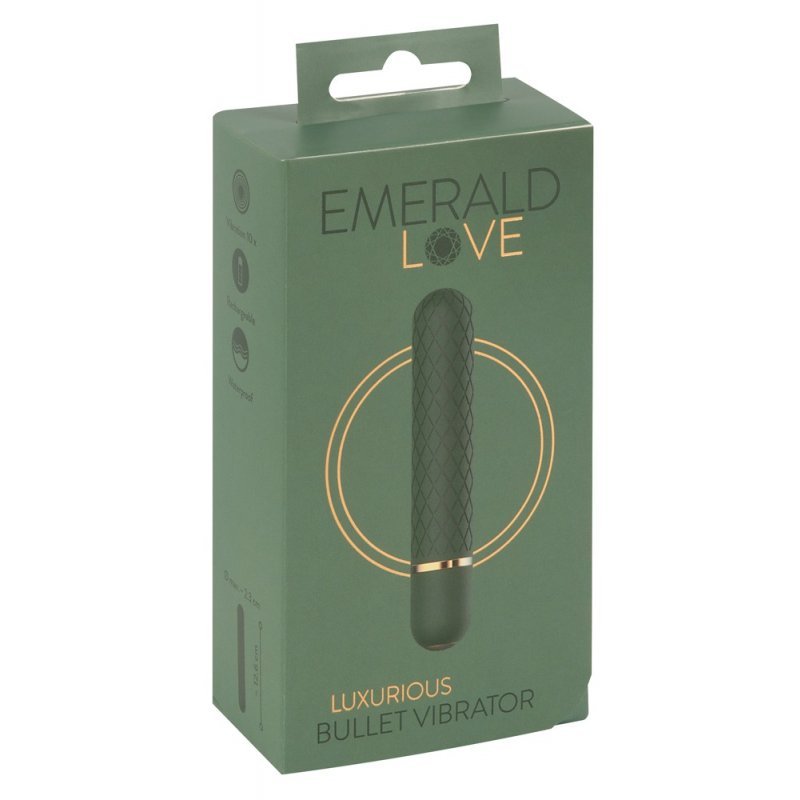 Luxusní mini vibrátor Emerald Love